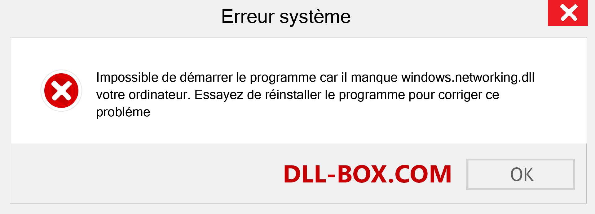 Le fichier windows.networking.dll est manquant ?. Télécharger pour Windows 7, 8, 10 - Correction de l'erreur manquante windows.networking dll sur Windows, photos, images